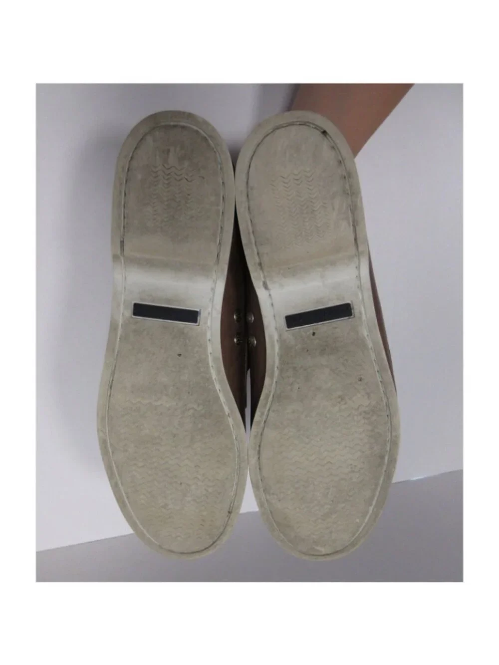 Ralph Lauren Boat Shoes 11 D Telford II Calf Leather Lace Up USA Made*